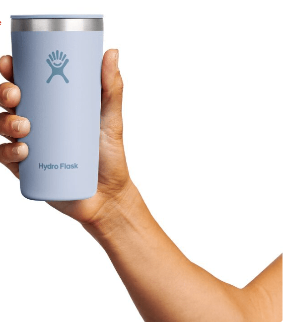 Hydro Flask All Around Tumbler Press - in Lid 12 oz Surf 840394205496 No Promo Code Needed!