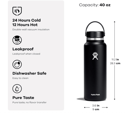 Hydro Flask Insulated Water Bottle - No Promo Code Needed!