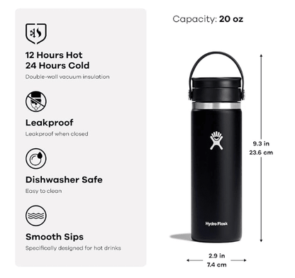 Hydro Flask Insulated Water Bottle Travel Cup - No Promo Code Needed!