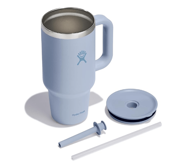 Hydro Flask Travel Tumbler with Handle Lid and Straw - No Promo Code Needed!