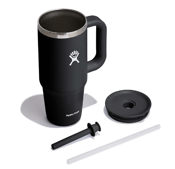 Hydro Flask Travel Tumbler with Handle Lid and Straw - No Promo Code Needed!
