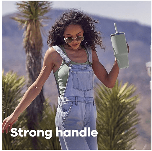 Hydro Flask Travel Tumbler with Handle Lid and Straw - No Promo Code Needed!
