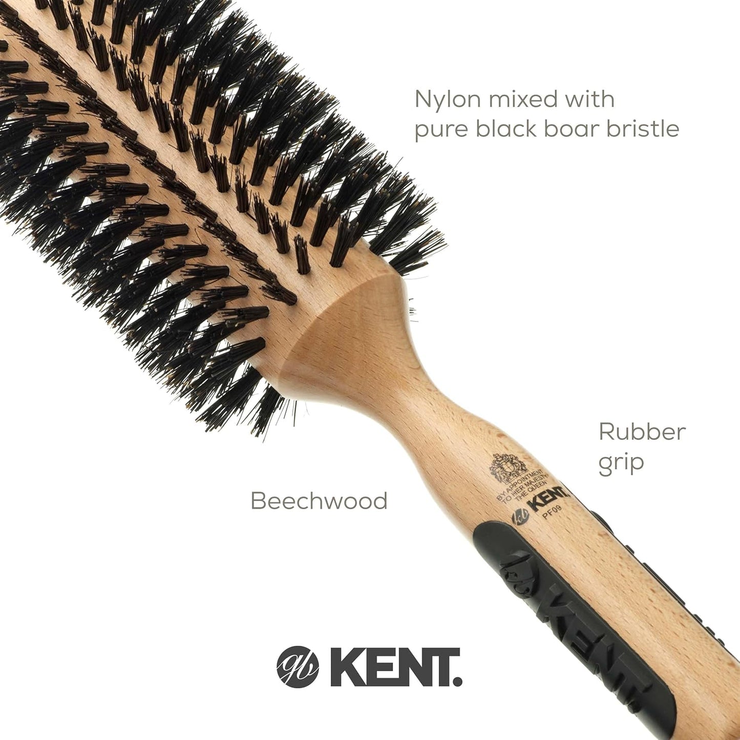 Kent Large Radial Bristle Round Brush - No Promo Code Needed!