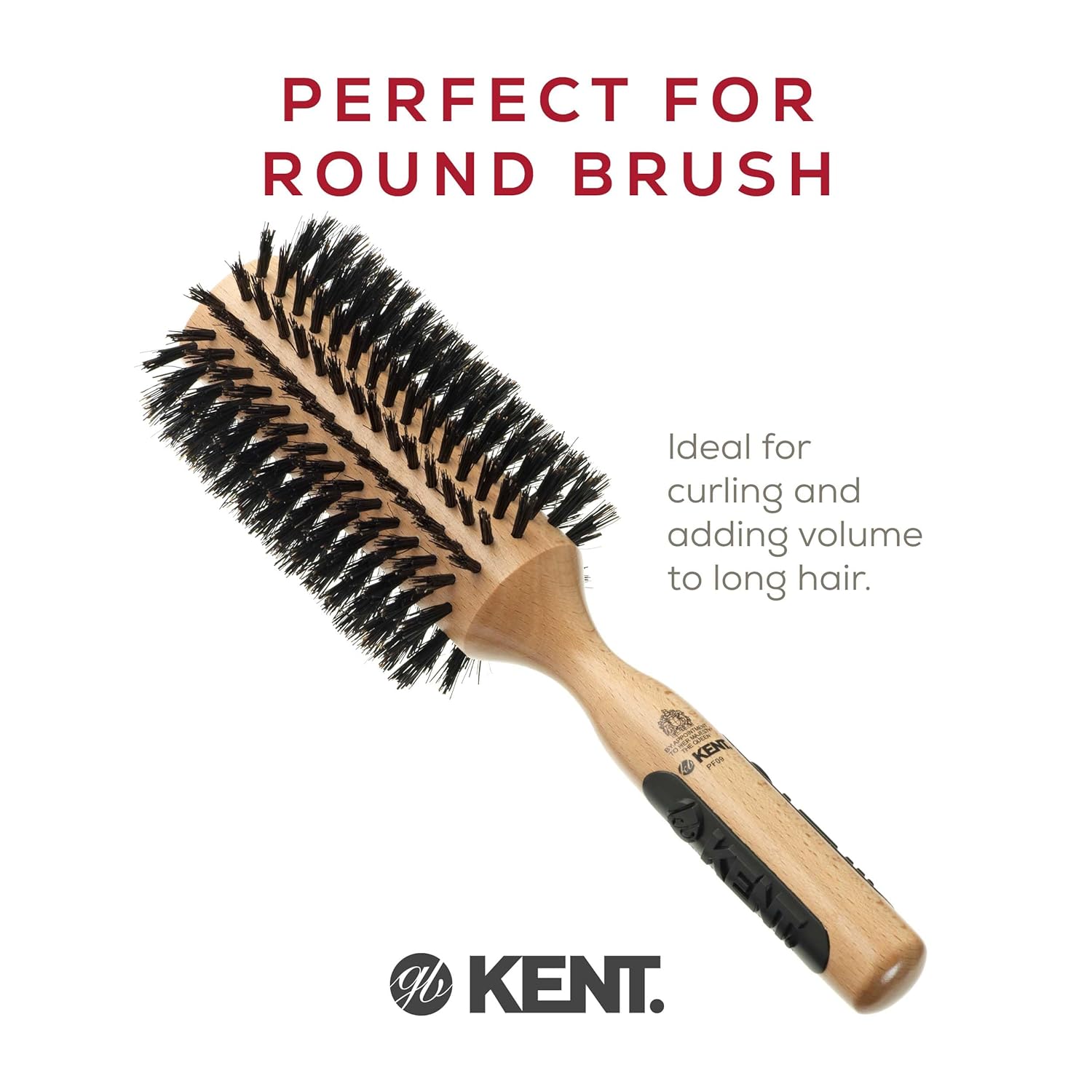 Kent Large Radial Bristle Round Brush - No Promo Code Needed!