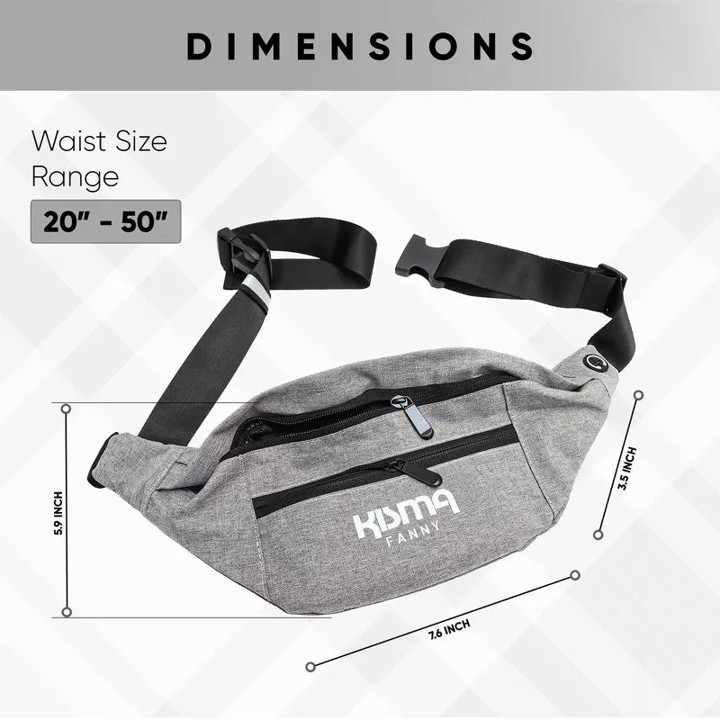Kisma Fanny Casual Waist Fanny Pack - No Promo Code Needed!
