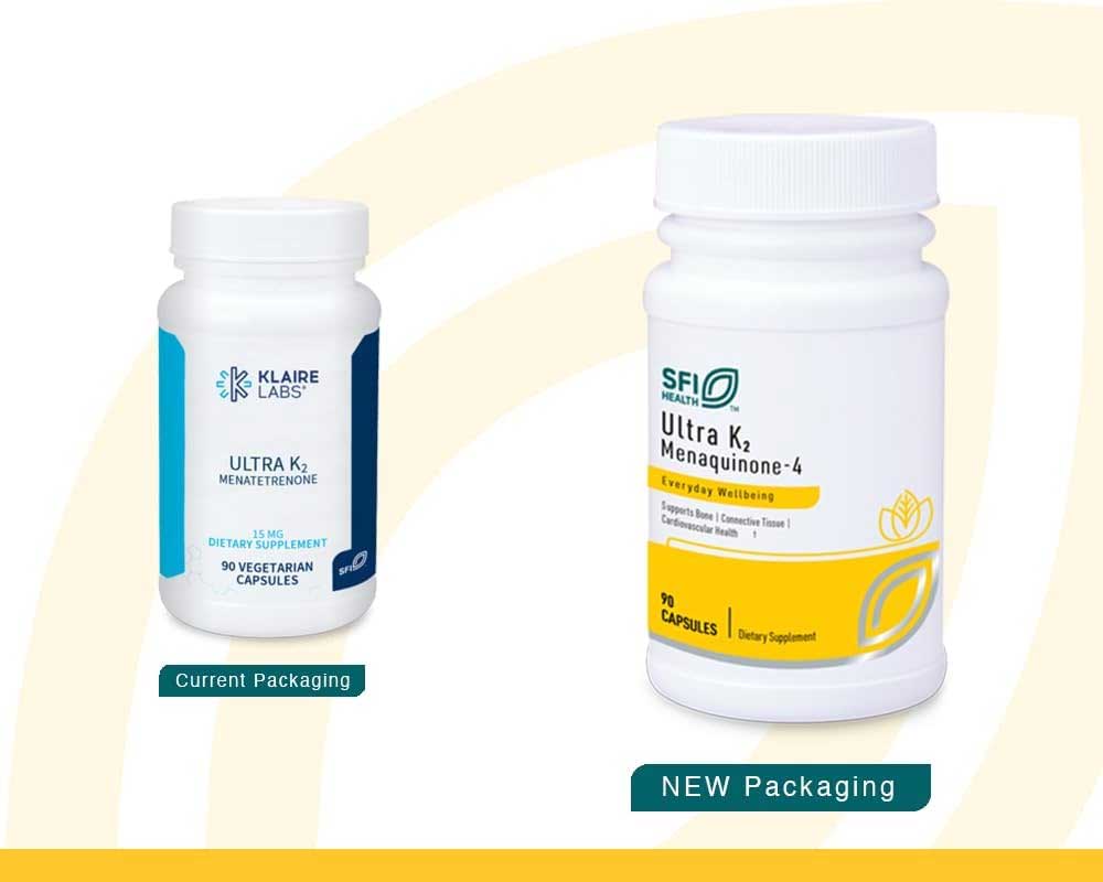 Klaire Labs Vitamin K2 Bone & Cardiovascular Support Capsules - No Promo Code Needed!