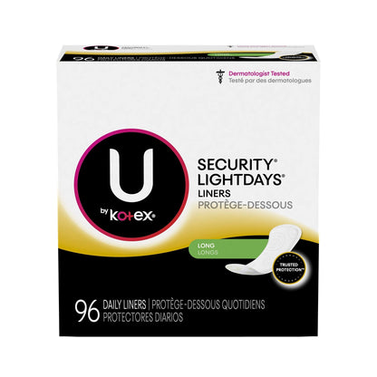 Kotex Security Lightdays Long Panty Liners - No Promo Code Needed!