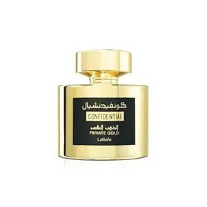 Lattafa Lattafa Unisex Perfume Confidential Private Gold Spray Size 100ml - No Promo Code Needed!