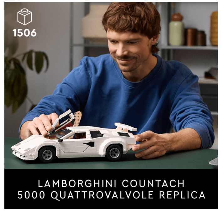 LEGO Icons Lamborghini Countach 5000 Quattrovalvole - No Promo Code Needed!