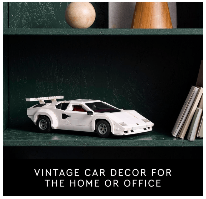 LEGO Icons Lamborghini Countach 5000 Quattrovalvole - No Promo Code Needed!