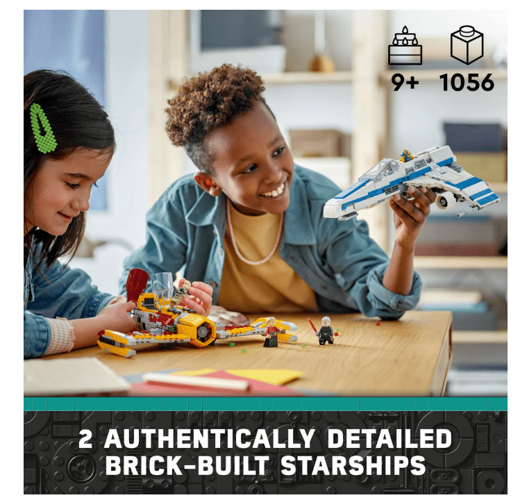 LEGO Star Wars New Republic E - Wing VS Shin Hati’s Starfighter - No Promo Code Needed!