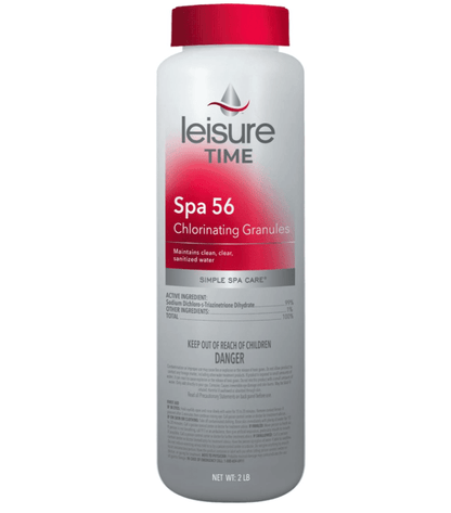 Leisure Time Spa 56 Chlorinating Granules for Hot Tubs 1 piece 2 lbs Gray 785336303307 No Promo Code Needed!