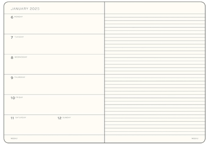 Leuchtturm1917 Weekly Planner 2024 - 2025 - No Promo Code Needed!