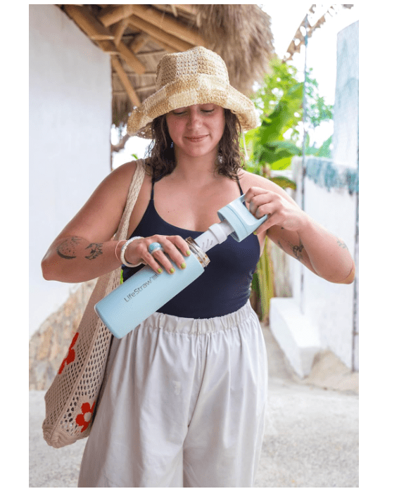 LifeStraw Go Series Stainless Steel Water Filter Bottle - No Promo Code Needed!