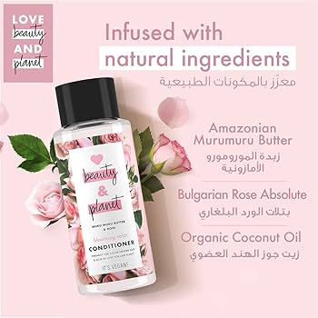 Love Beauty and Planet Murumuru Butter & Rose Color Protection Conditioner - No Promo Code Needed!