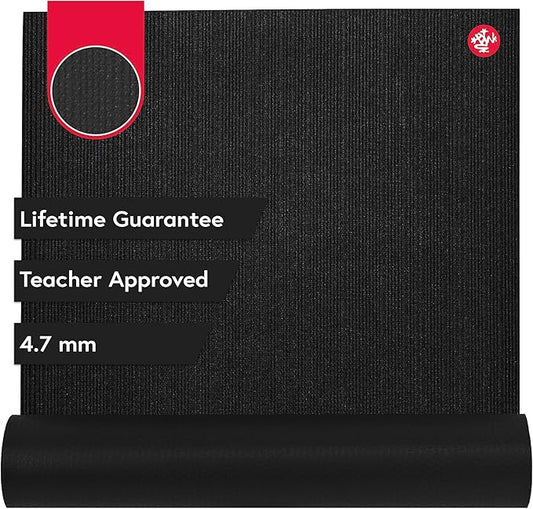 Manduka Pro lite Yoga Mat Black 4.7mm 846698097454 No Promo Code Needed!