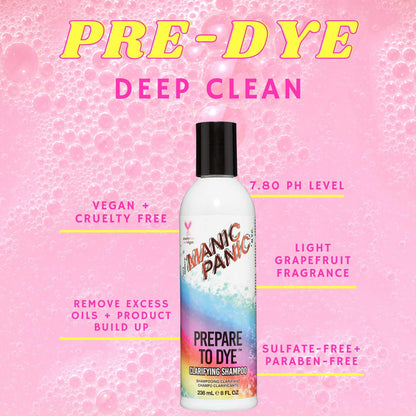 Manic Panic Prepare To Dye Clarifying Shampoo - No Promo Code Needed!