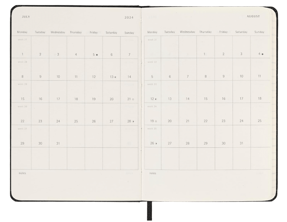 Moleskine 2023 - 2024 Weekly Horizontal Planner - No Promo Code Needed!