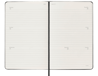 Moleskine Classic 12 Month 2024 Weekly Horizontal Planner - No Promo Code Needed!