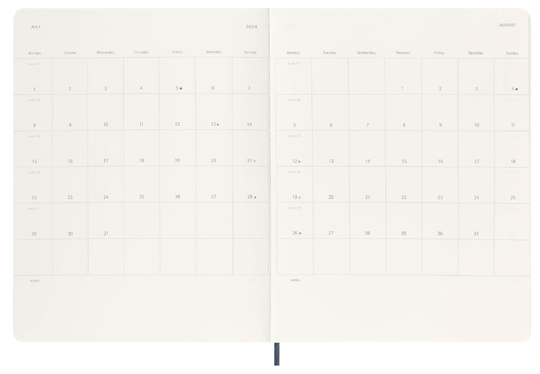 Moleskine Classic 12 Month 2024 Weekly Planner - No Promo Code Needed!