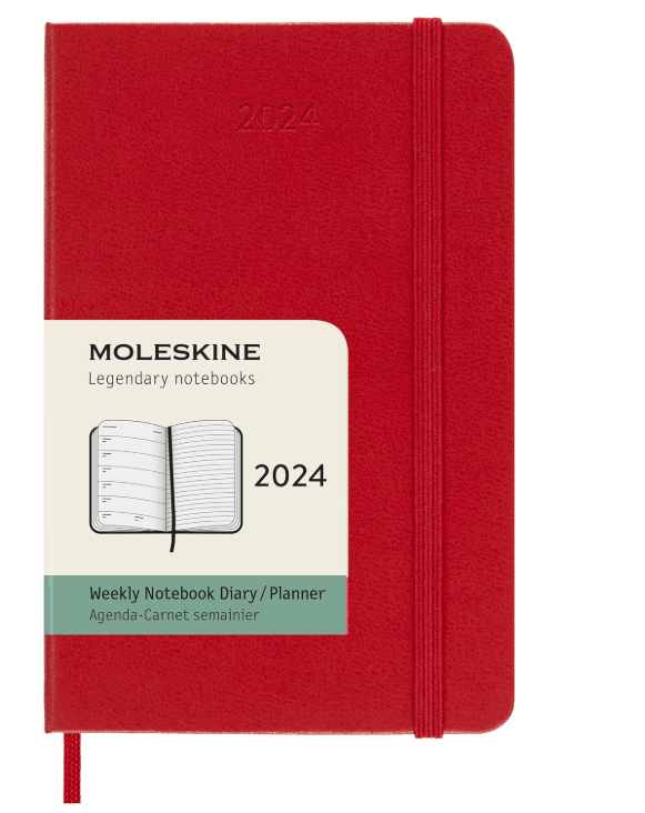 Moleskine Classic 12 Month 2024 Weekly Planner - No Promo Code Needed!