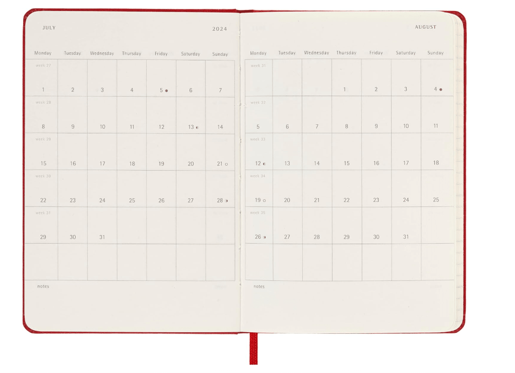 Moleskine Classic 18 Month 2023 - 2024 Weekly Planner - No Promo Code Needed!