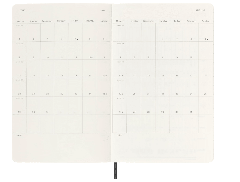 Moleskine Classic 18 Month 2023 - 2024 Weekly Planner - No Promo Code Needed!