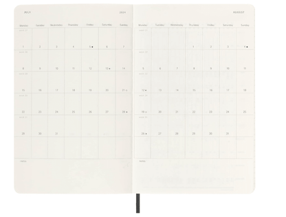 Moleskine Classic 18 Month 2023 - 2024 Weekly Planner - No Promo Code Needed!