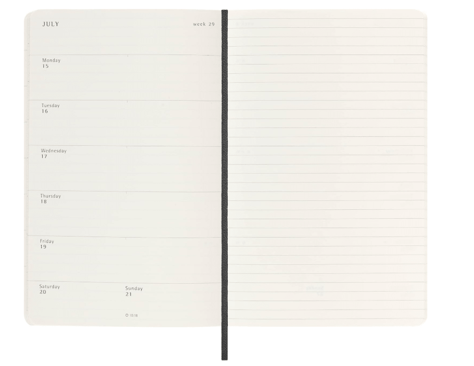 Moleskine Classic 18 Month 2023 - 2024 Weekly Planner - No Promo Code Needed!