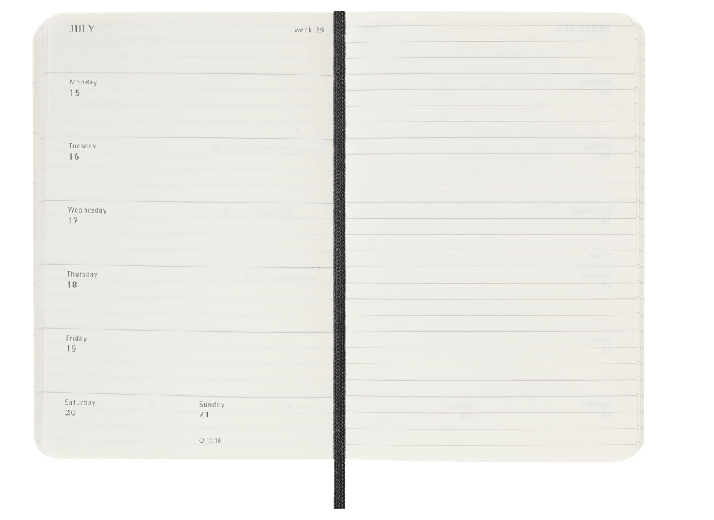 Moleskine Classic 18 Month 2023 - 2024 Weekly Planner - No Promo Code Needed!