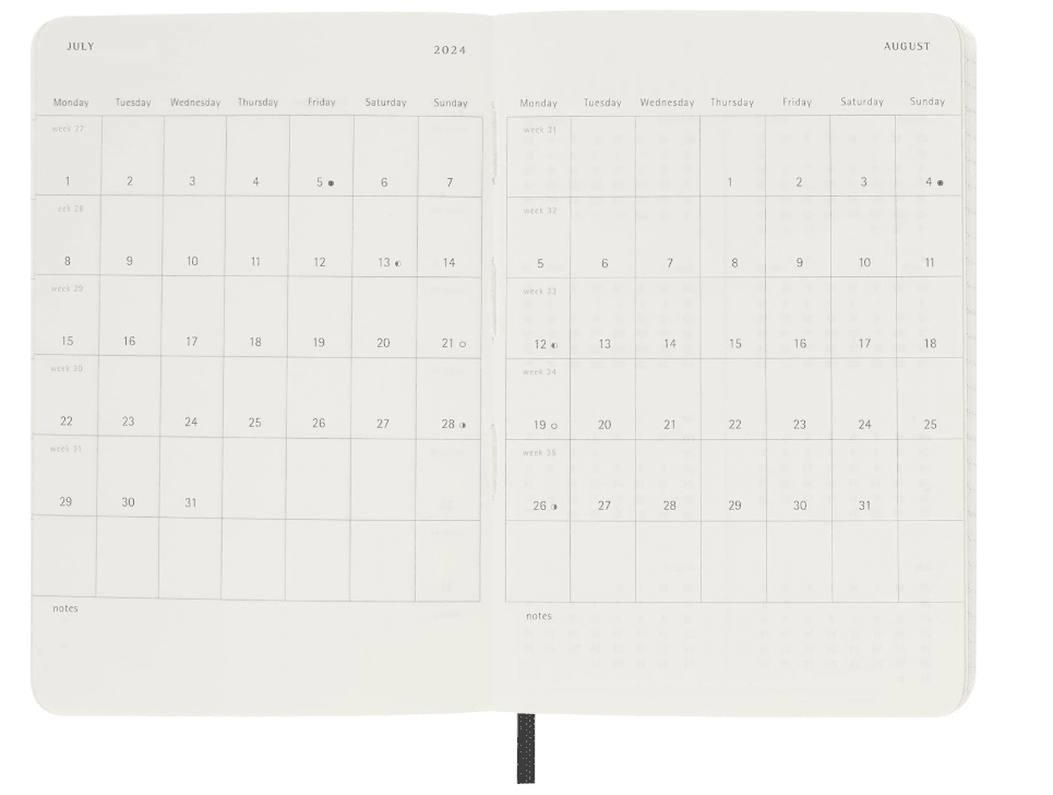 Moleskine Classic 18 Month 2023 - 2024 Weekly Planner - No Promo Code Needed!