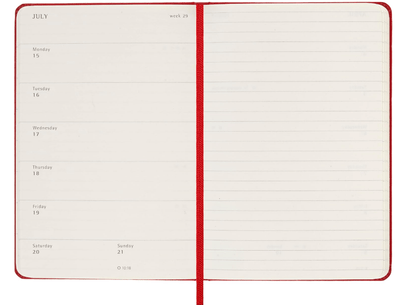 Moleskine Classic 18 Month 2023 - 2024 Weekly Planner - No Promo Code Needed!