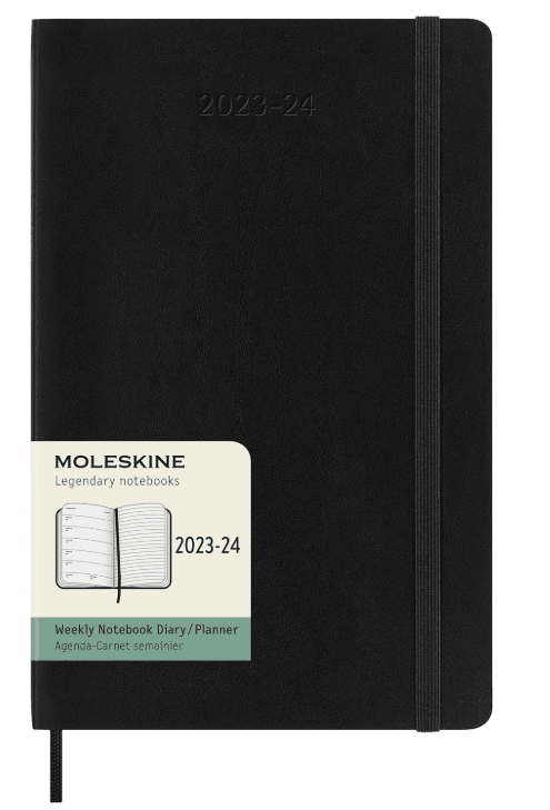 Moleskine Classic 18 Month 2023 - 2024 Weekly Planner - No Promo Code Needed!