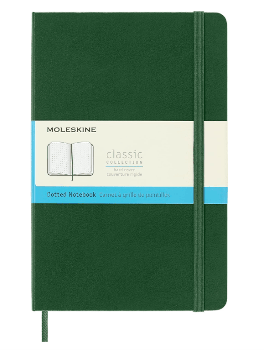 Moleskine Hard Cover Classic Dotted Notebook - No Promo Code Needed!