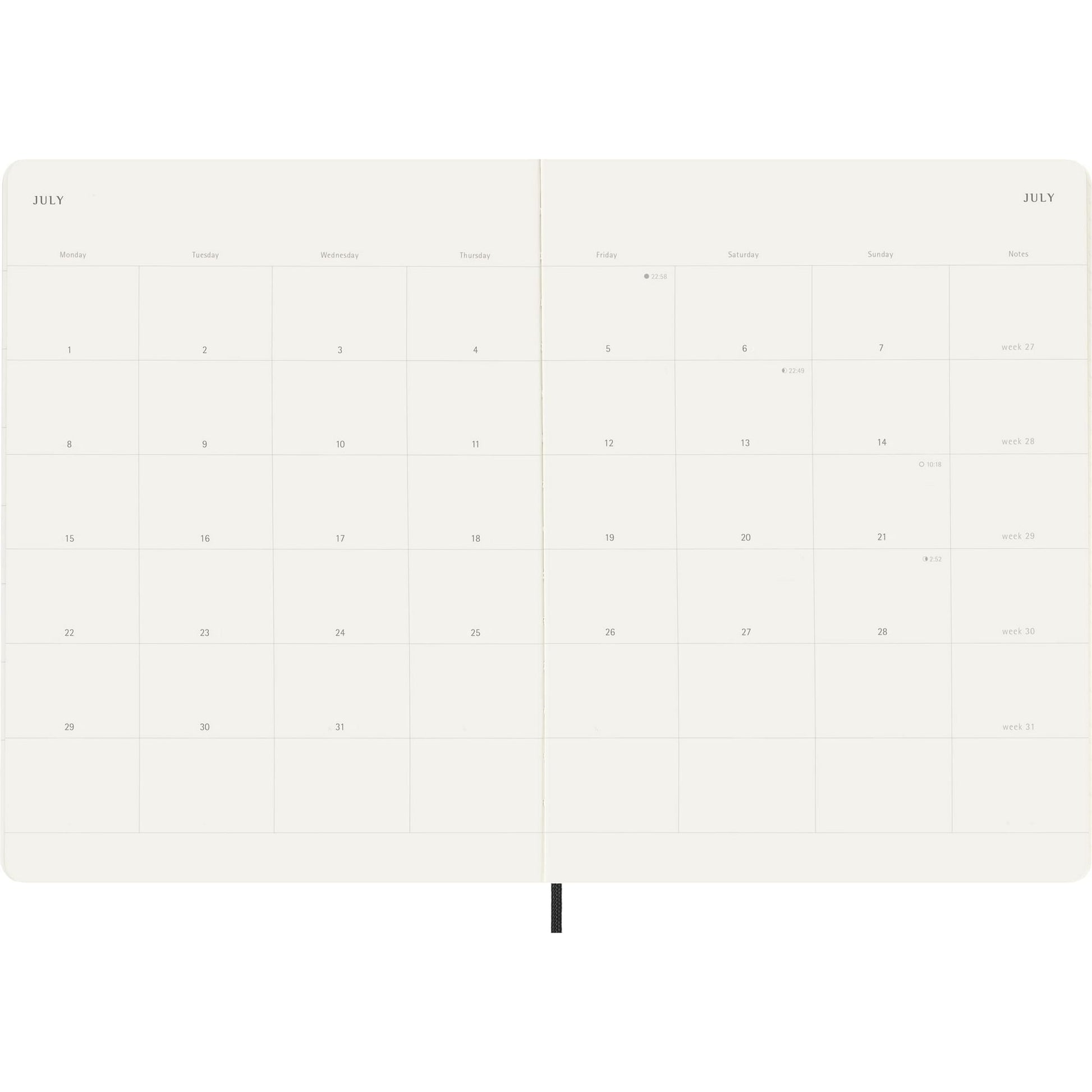 Moleskine Monthly Planners - No Promo Code Needed!