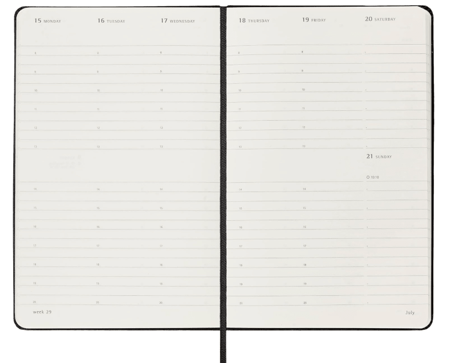 Moleskine PRO 12 Month 2024 Weekly Vertical Planner - No Promo Code Needed!