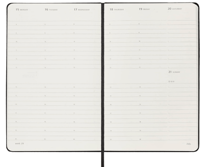 Moleskine PRO 12 Month 2024 Weekly Vertical Planner - No Promo Code Needed!