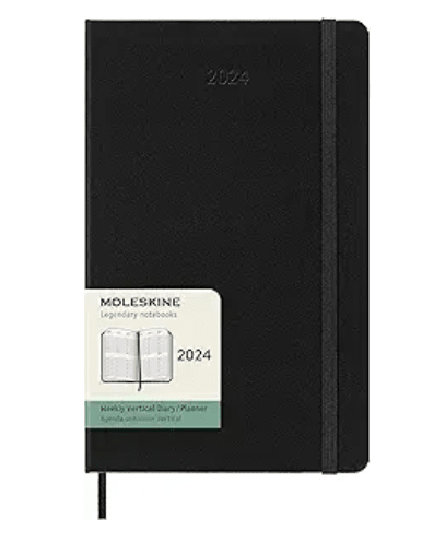 Moleskine PRO 12 Month 2024 Weekly Vertical Planner - No Promo Code Needed!