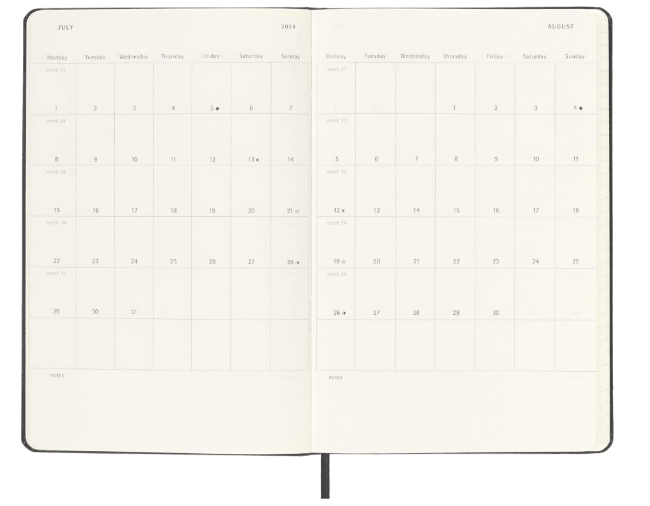 Moleskine PRO 12 Month 2024 Weekly Vertical Planner - No Promo Code Needed!