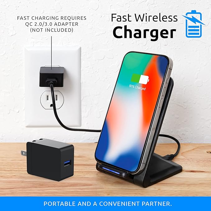 NiYo Portable Foldable Wireless Phone Charger Stand - No Promo Code Needed!