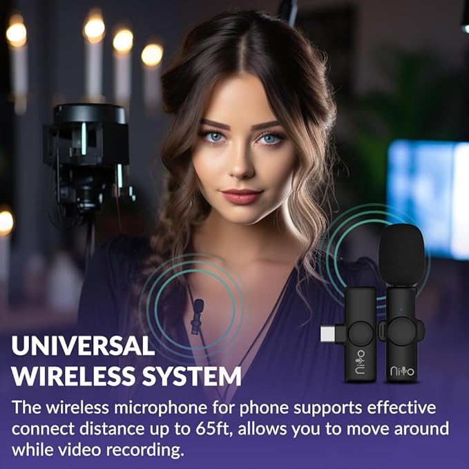 NiYo Wireless Lapel Microphone - No Promo Code Needed!