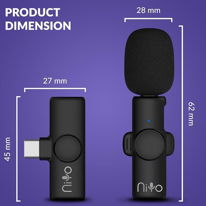 NiYo Wireless Lapel Microphone - No Promo Code Needed!