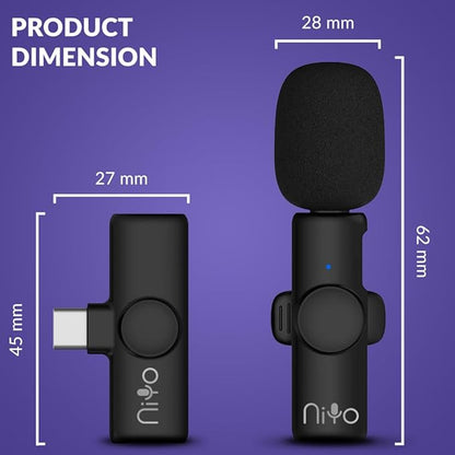 NiYo Wireless Lapel Microphone - No Promo Code Needed!