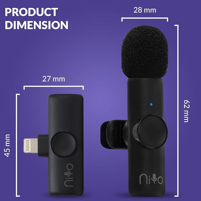 NiYo Wireless Lapel Microphone - No Promo Code Needed!