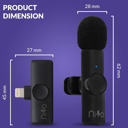 NiYo Wireless Lapel Microphone - No Promo Code Needed!