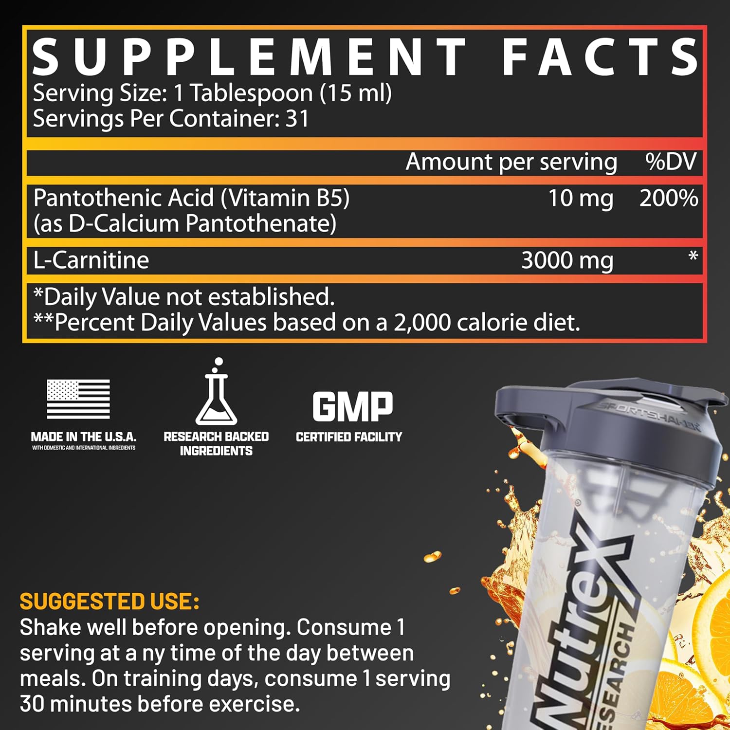 Nutrex Research Liquid Carnitine - No Promo Code Needed!
