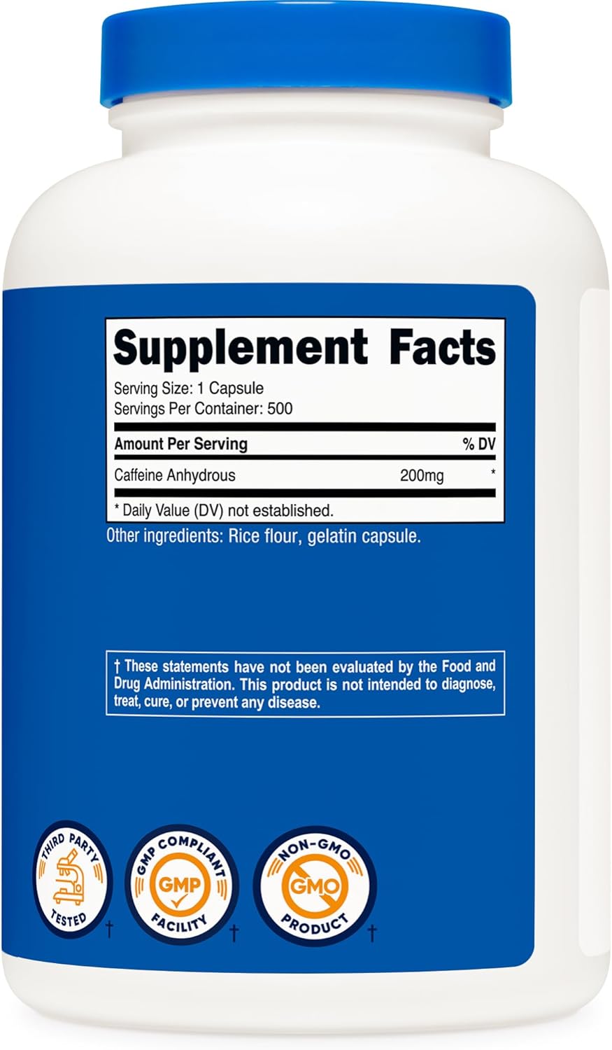 Nutricost Caffeine Capsules - No Promo Code Needed!