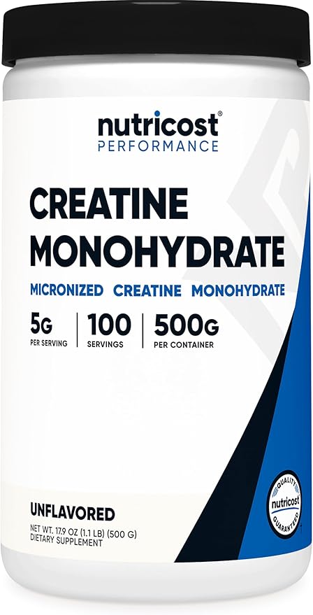 Nutricost Creatine Monohydrate Micronized Powder - No Promo Code Needed!