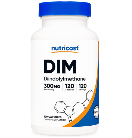Nutricost DIM (Diindolylmethane) 300mg 120 pieces Unflavored 702669933117 No Promo Code Needed!