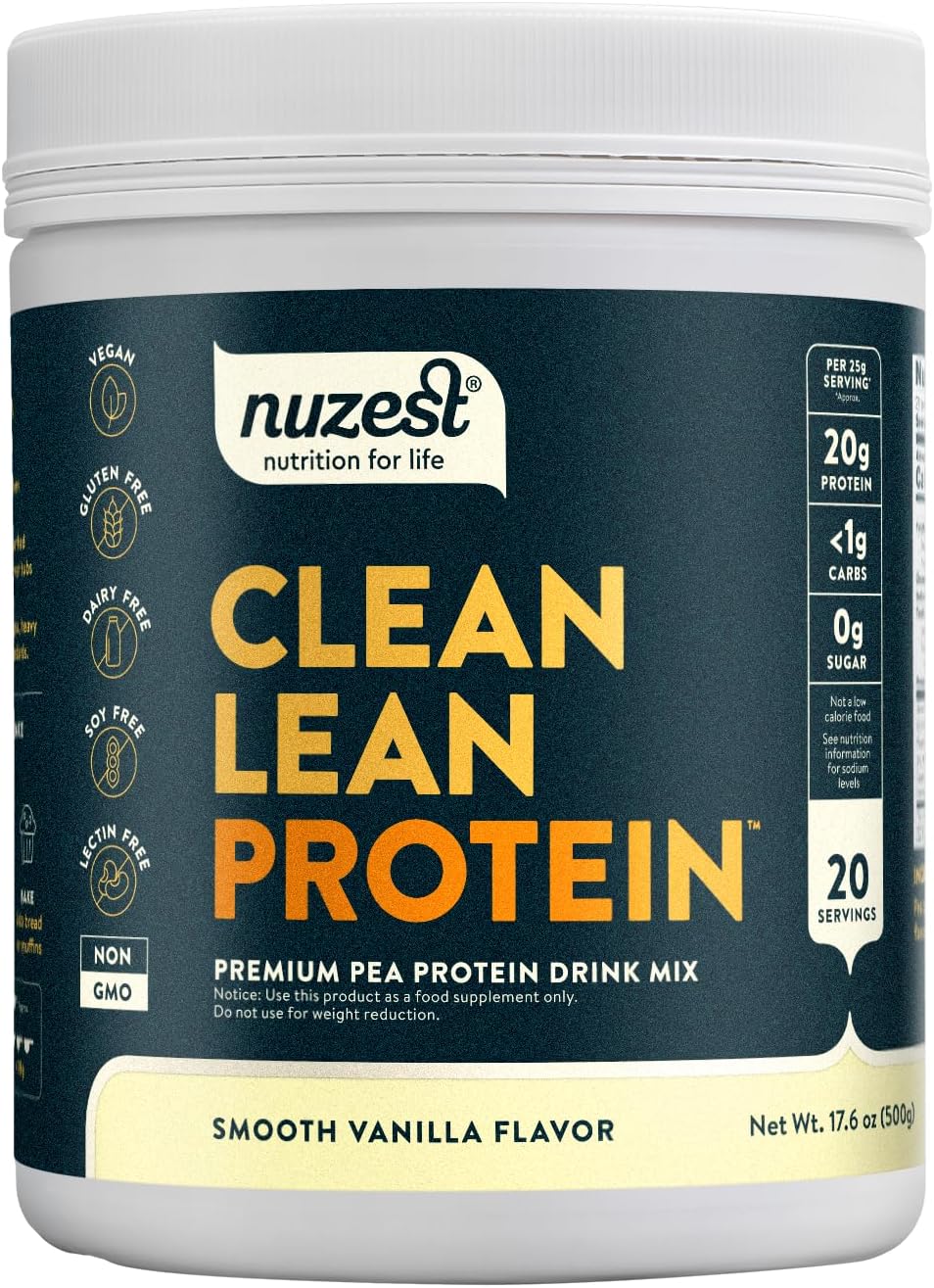 Nuzest Pea Protein Powder - Clean Lean Protein - No Promo Code Needed!